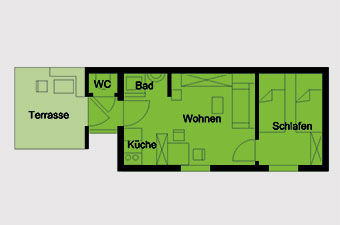 Ferienhäuschen Bad Kissingen Ferienappartment Grundriss